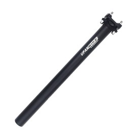 UPANBIKE Bike Seatpost Aluminum Alloy Adjustable Seat Post 400mm Length Diameter 25.4/27.2/28.6//30.9/31.6mm for Mountain Bike Road Bicycle(30.9mm*Black)