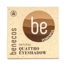 Benecos Natural Quattro Eyeshadow, Coffee & Cream 4.8g