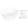 Caperci Heavy Duty Standard White Cupcake Liners 150 Counts -
