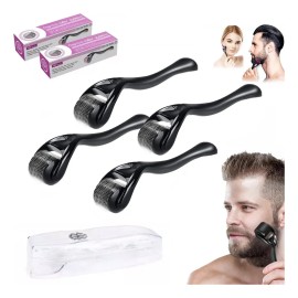 4pzs Dermaroller Facial Para Barba Titanio Produce Colágeno