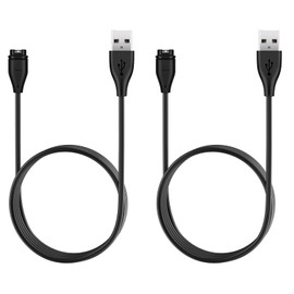 SRLWMYI 2-Stück 3.3ft Ladekabel Kompatibel für Garmin Vivoactive 5 4S 4 3 - Fenix 7 7S 7X 6 6S 6X 5 5S Pro,USB Daten Sync Ersatzkabel