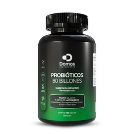 Suplementos Domos Billones Probióticos Inulina Agave Cepas 120 Cápsulas