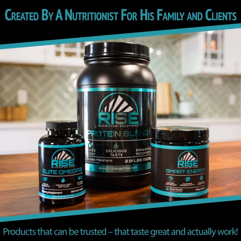 Rise Nutrition Solutions, Elite Omega 3 Suplemento Nutricion