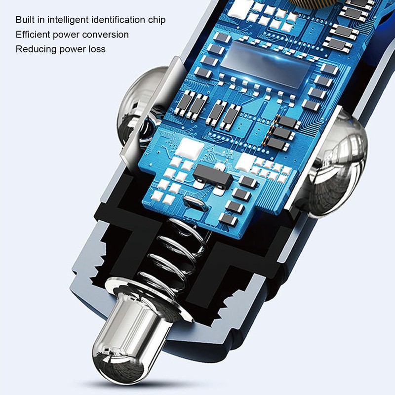 Car MP3 Player Hands Free Stereo QC3.0 Fast Charging Bluetooth