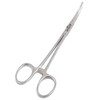 Exeton Fishing Hemostat 5" Locking Clamps Forceps Stainless Steel Straight or Curved Tip MOSQ (Curved)
