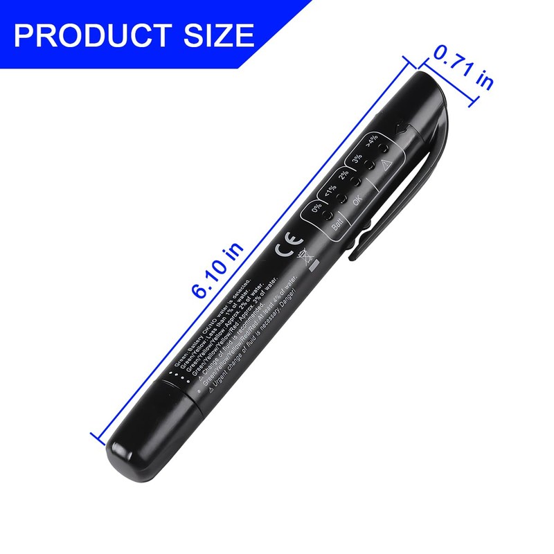 Mandark Car Brake Fluid Liquid Tester Pen, 5 LED Indicators
