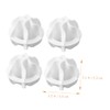Ipetboom 4pcs Laundry Balls Winding Washer Balls for Clothes Cleaning
