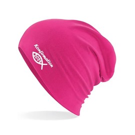 huuraa Beanie Confirmation 2024 Fish Gift Unisex Hat Confirmation 2024 Gift Idea, fuchsia, Unit size