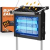 Solar Bug Zapper Outdoor, Jinyeda 4500V Rechargeable Mosquito Zapper 4000mAh