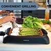 OVENTE Electric Indoor Grill with 13x10 Inch Non-Stick Cooking Surface,