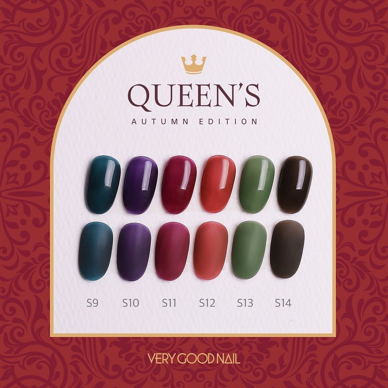 Very Good Nail Berry Good Nail Queen's Syrup Gel 6-piece
