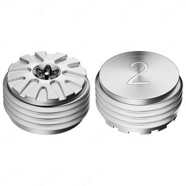 Gofotu Golf 2pcs Weight Compatible with PXG Iron 0311P Gen8 (2pcs. 6g,Silver)
