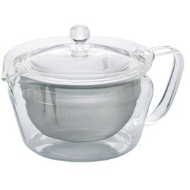 Hario ChaCha Kyusu Zen Tea Pot, 450ml, Clear