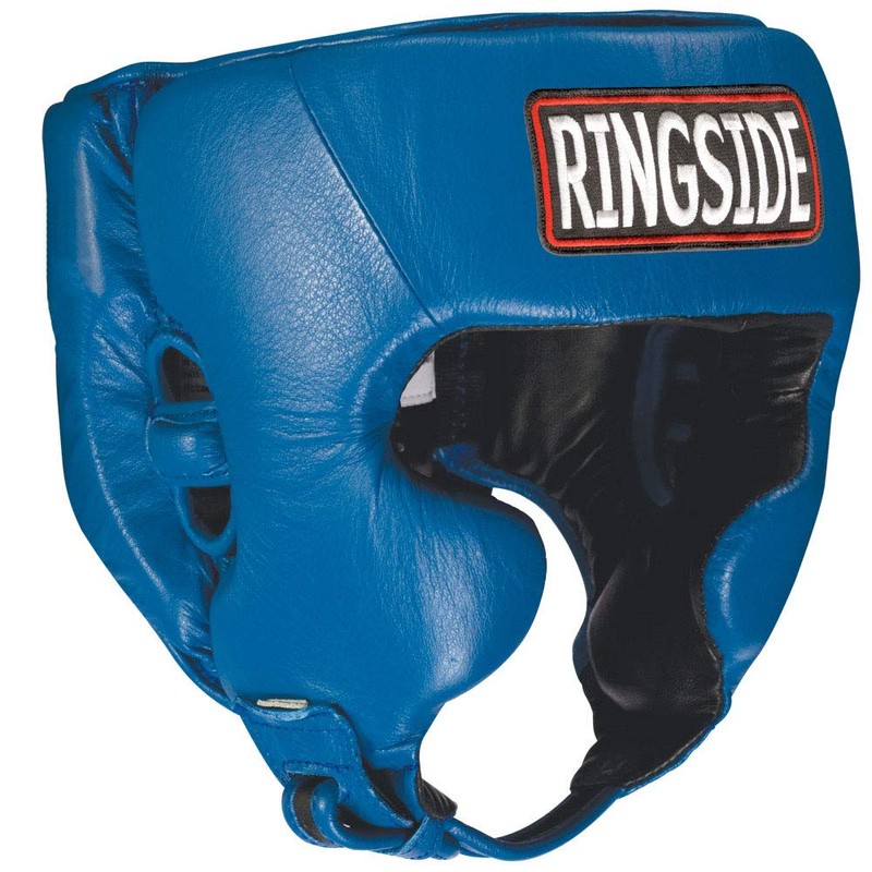Ringside Competition-Like Boxing Headgear with Cheeks, White, Small