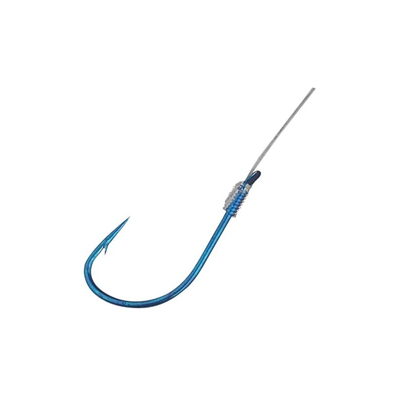 Owner Trout Hooks Fluorocarbon Blue 60 cm - 7 Bound