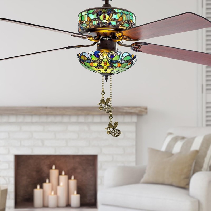 Ceiling Fan Pull Chain Extender,12 Inches Bee Shaped Ceiling Fan