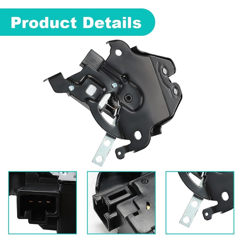 QCESEV Trunk Latch Rear Deck Lid Lock Actuator Compatible with
