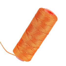 Orange Mason Line String 300 Feet #18 Braided Nylon Twine String for Masonry Jobs,General Construction Layout,Gardening and DIY Projects,Masonry Tools Construction String for A String line Level