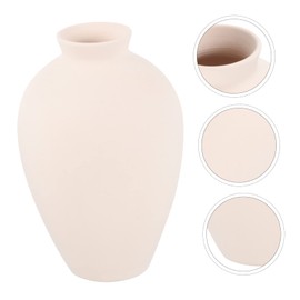 GANAZONO Home Decor Large Ceramic Vase Decorative Vase for Living Room Entryway White Craft Vase