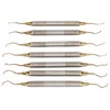 7 Pieces Teeth Plaque Remover Kit Multiple Shapes Metal Cleaning