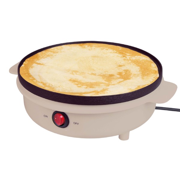 Full Tack 3678 Little Home Appliance Crepe Maker, Handmade Simple Electric Home Party Sweets Approx. W 8.9 x D 7.5 x H 3.0 inches (22.5 x 19 x 7.5 cm)
