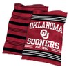 Logo Brands Oklahoma Colorblock Plush Blanket