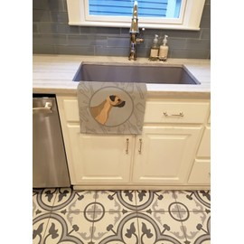 Caroline's Treasures CK2170KTWL Border Terrier in The Kitchen Kitchen Towel