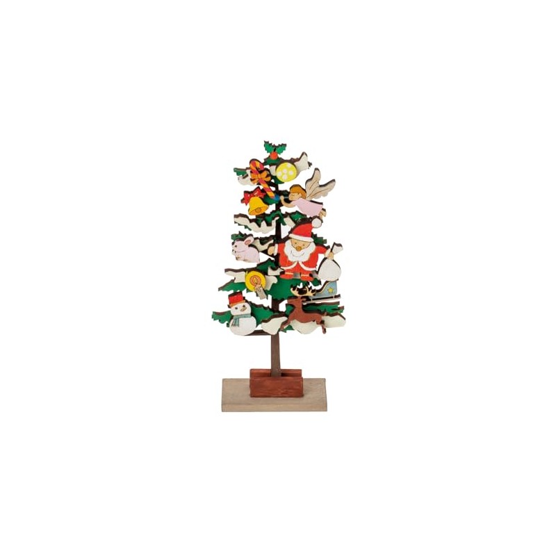 Heiwa Kougyou MOCCO Wood Hobby Kit Christmas Wooden Crafts for