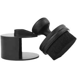 Sdhgerh Auto Tyre Dressing Applicator Tyre Cleaning Brush Car Tire Shine Brush with Storage Stand for Auto Detailing Interior Cleaning Black