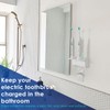 OAPRIRE Electric Toothbrush Holder for Bathroom, 2 Pack Acrylic Electric