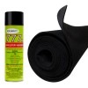Polymat 10FT x 45" +1 -CAN 777 GLUE, Black BLK01