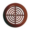 MINI 2x Air Vent Grille Covers 45mm (1.77inch) Ducting BROWN