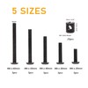 binifiMux 50pcs Crib Hardware Screws, M6 x 20mm/ 30mm/ 40mm/