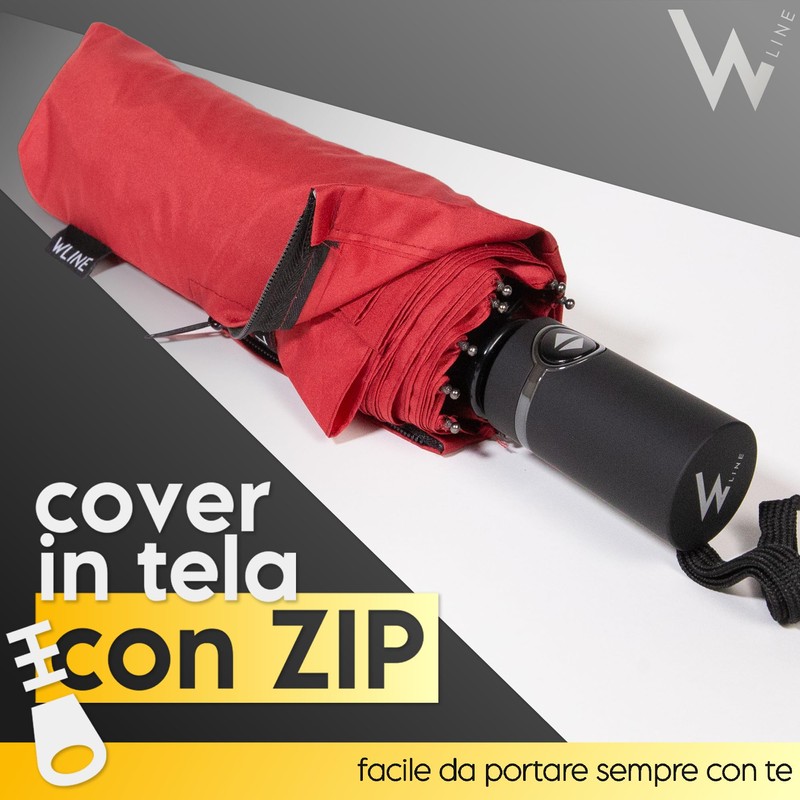 WLine Wind Mini Umbrella Folding Auto Open Close Teflon Fabric