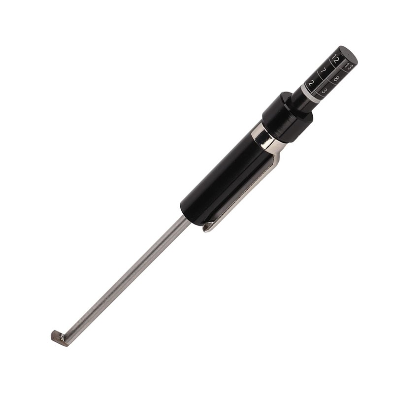 Brake Pad Measuring Tool, Heavy Duty 1.5mm Calibration Check Mark