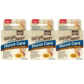 Nature's Jeannie Nature's Jeannie Gargle Away All Natural Mucus Care - Powder Packets - Ginger Lemon Flavor (6 Count (Pack of 3))