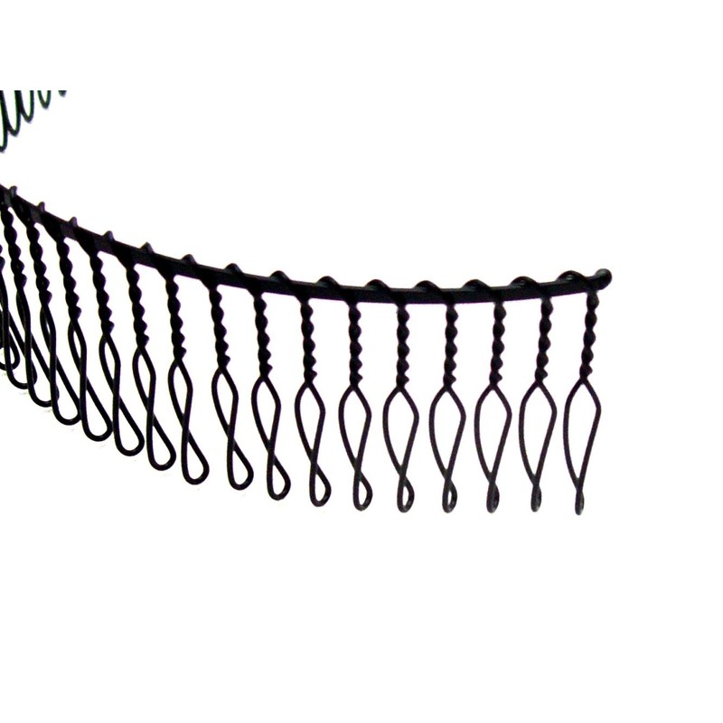 Comb Type Headband, Black, 80 pairs, Set of 2, Head