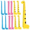Gatuida 30Pcs Creative Giraffe Rulers for Portable Cartoon Straight Rulers
