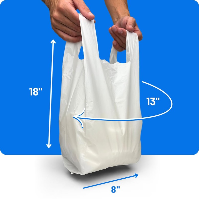 Adult Nappy Disposal Bags White | 100 Pack | 10%