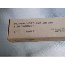 Lighted Power Switch PDU Power Distribution Unit 1RU 16A w/ 8 Outlets and 6 Foot Cord