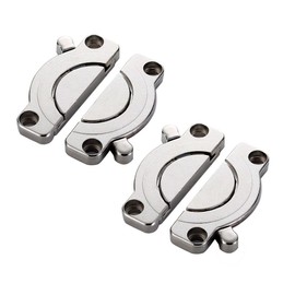 2 Pack Zinc Alloy Table Buckle Connectors, Table Board Connector Hardware Accessories Heavy Duty Zinc Alloy (with 8 Screws)