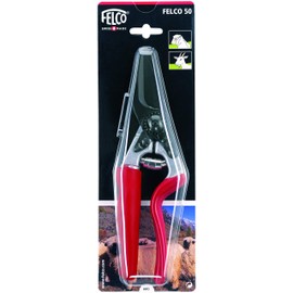 Felco Hoof Trimming Shears (F 50) - High Performance Swiss-Made Steel One-Hand Livestock & Garden Pruners