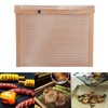 Grilling Pouches Fiberglass Mesh Non Stick High Temperature Resistant BBQ