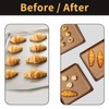 2 Stück Backpapier Wiederverwendbar,Dauerbackfolie für Backblech Backofen,Backfolie Wiederverwendbar,Backpapier Zuschnitte,Dauerbackmatte Hitzebeständig,Dauerbackfolie