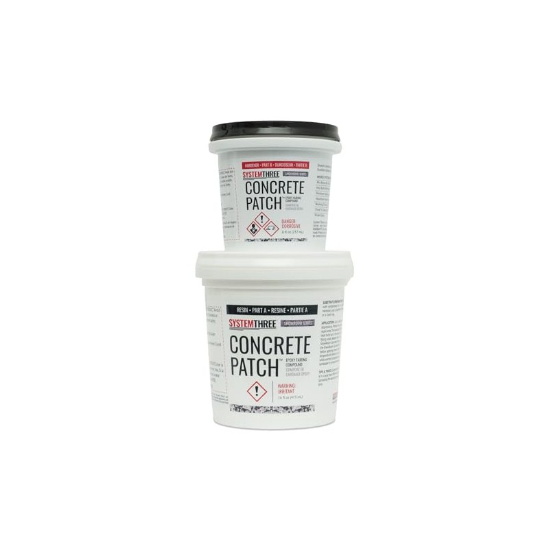 System Three Showroom Concrete Patch, 1.5-Pint Kit