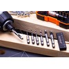 NordWolf 7-Piece HSS Brad Point Stubby Wood Drill Bit Set
