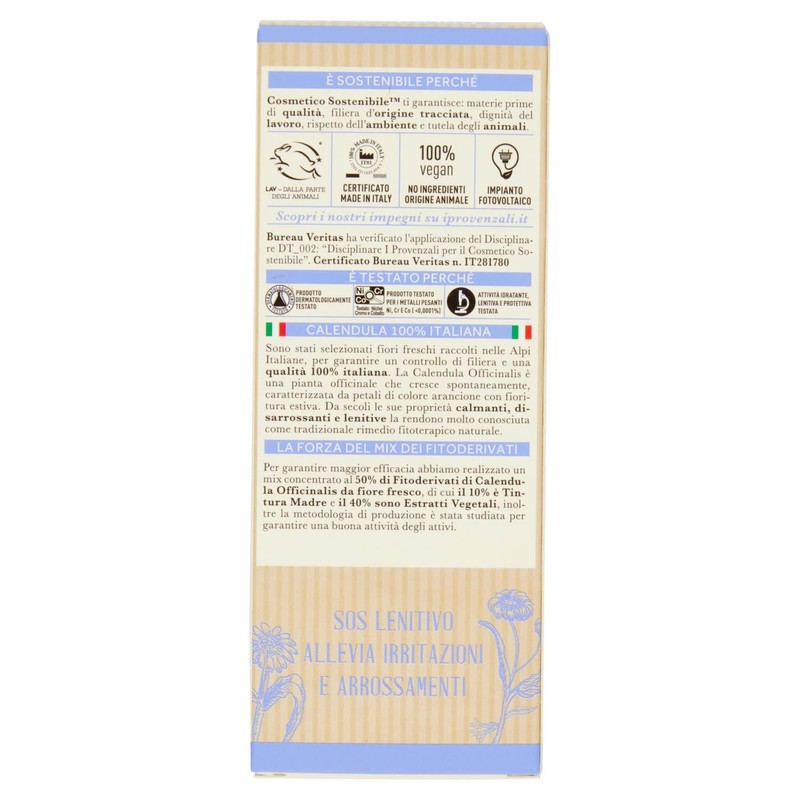 I Provenzali Calendula Officinalis Dermo Protection Cream - Soothing, 75
