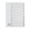 5 Star Office Index 150gsm Card with Mylar Tabs 1-15