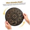 FOMIYES Wooden Divination Board with Markings Board for Spiritual Decor