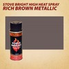 Stove Bright High Temp Spray Paint, Satin, Rust Resistant, Up